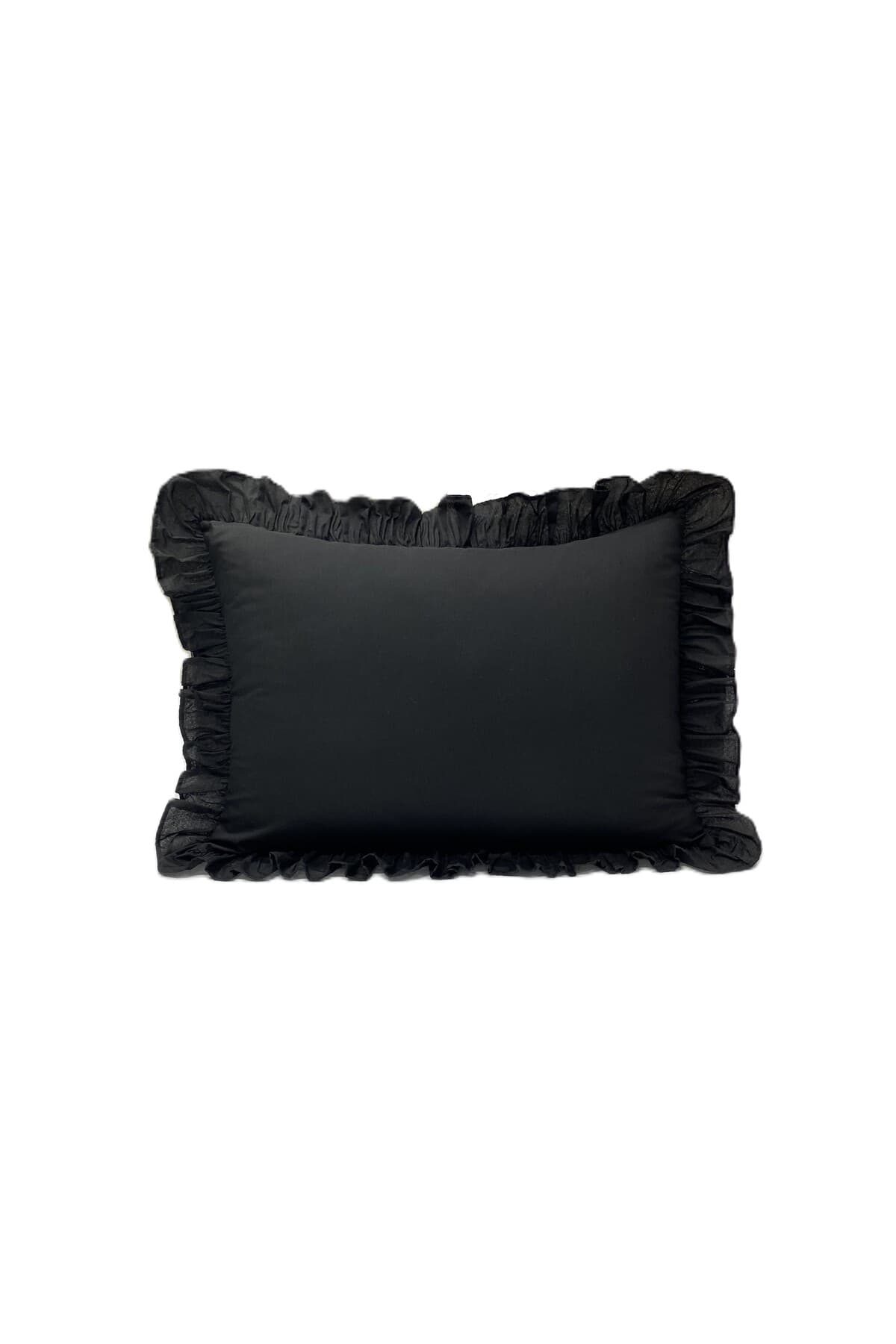 Home %100 Pamuklu Fırfırlı Yastık Kılıfı 50x70 Cm (1 ADET)